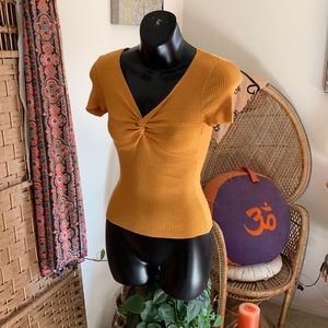 Boho Knit formfitting sweater top